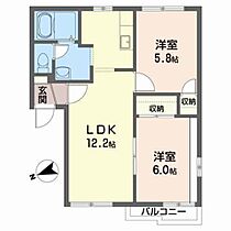 カーサ・ニュースリー 202 ｜ 岩手県盛岡市住吉町11-6（賃貸アパート2LDK・2階・50.00㎡） その2