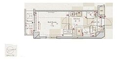 ラフィスタ中野鷺宮 1Kの間取図画像