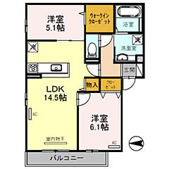 物件の間取り