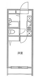 エタニティ 1階1Kの間取り