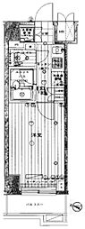 ルーブル練馬弍番館 1Kの間取図画像