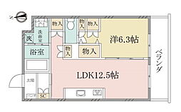 (シニア限定)ヘーベルヴィレッジ西国分寺～Kirsch Bl 1LDKの間取図画像