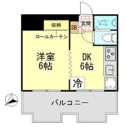 間取図画像 1DK