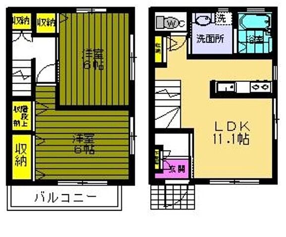 ホームズ へーベルメゾン熊川 2ldk 賃料8万円 61 43 賃貸テラスハウス住宅情報
