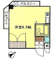 間取図画像 ワンルーム