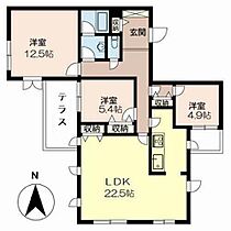 夙川エルストハイム 0102 ｜ 兵庫県西宮市結善町1-10（賃貸マンション3LDK・1階・109.64㎡） その2