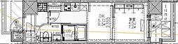 S-RESIDENCE王子NORD 1DKの間取図画像