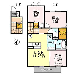 間取図画像 3LDK