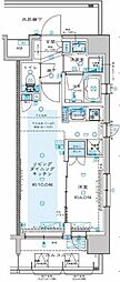 サンクレイドル川口並木 1LDKの間取図画像