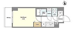 Augusta Residence大森 1Kの間取図画像