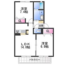 物件の間取り