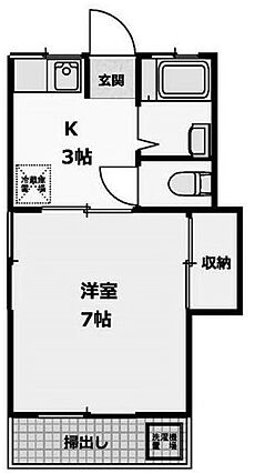 コーポやたべ_間取り_0