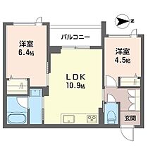 グランコスモ 00403 ｜ 東京都八王子市横山町7（賃貸マンション2LDK・4階・50.36㎡） その2