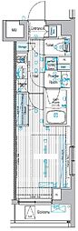 ブライズ多摩川 1Kの間取図画像