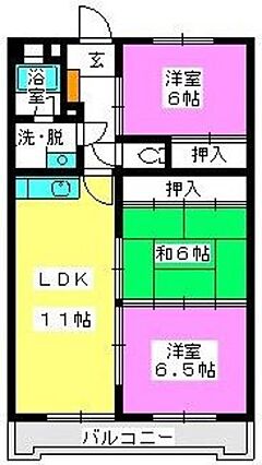 ハイムあかしや_間取り_0