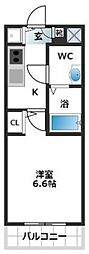 スカイコート本郷東大前3 1Kの間取図画像