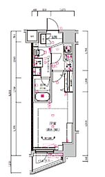 スプレスター大森山王 1Kの間取図画像