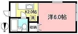 間取図画像 1K