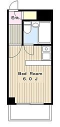 プラザ百合ケ丘 ワンルームの間取図画像