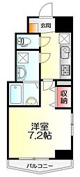 フェリーチェ町田 1Kの間取図画像