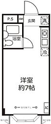 ARKHOUSEF ワンルームの間取図画像