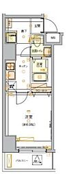 LIVCITY西川口弐番館 1Kの間取図画像