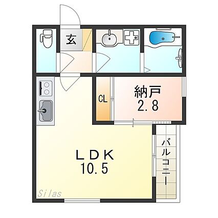 パロス東住吉_間取り_0