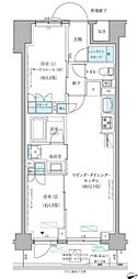 パークアクシス文京本郷 2LDKの間取図画像