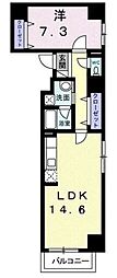 ラコルタ南浦和Sta. 1LDKの間取図画像