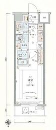 LIVCITY両国四番館 1Kの間取図画像