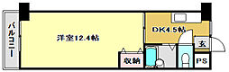 ロゼ3 1DKの間取図画像