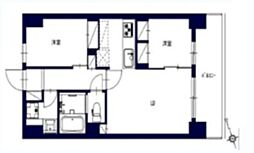 ファミルート八王子 2LDKの間取図画像