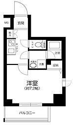 アプレシティ豊島園 1Kの間取図画像