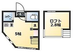 アーバンプレイス高円寺7 ワンルームの間取図画像