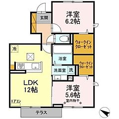 物件の間取り