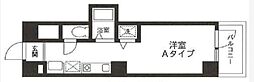 EXE日本橋 ワンルームの間取図画像