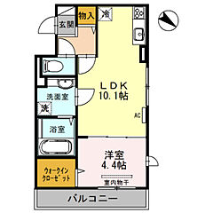 物件の間取り
