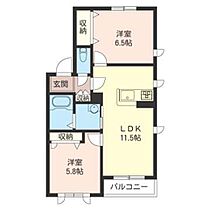 グランドステージ　Ａ 00201 ｜ 神奈川県大和市上和田1318-4（賃貸アパート2LDK・2階・52.51㎡） その2