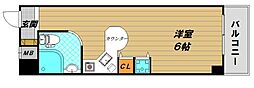 ラ・パルフェ・ド・シェリール ワンルームの間取図画像