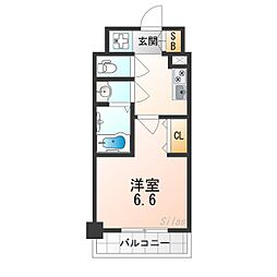 間取図画像 1K