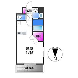 PHOENIXCloveTomoi ワンルームの間取図画像