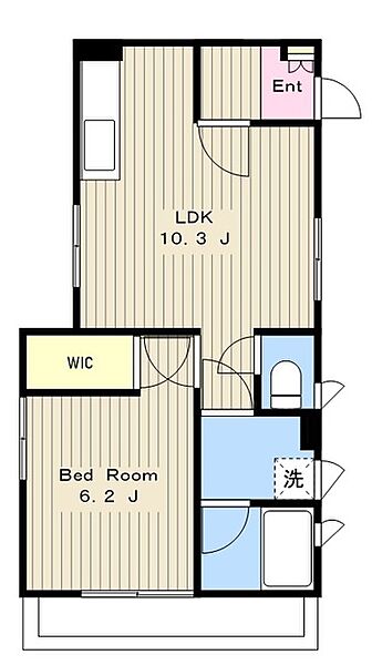 東京都町田市金井５丁目(賃貸アパート1LDK・1階・40.36㎡)の写真 その2