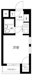 スカイコート阿佐ヶ谷3 ワンルームの間取図画像