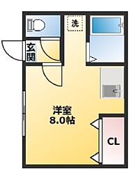メゾン・コフレ ワンルームの間取図画像
