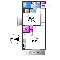 間取図画像 1LDK