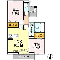 フェリーチェ　B棟 1階/101