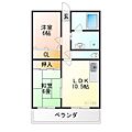 春日丘マンション4階6.5万円