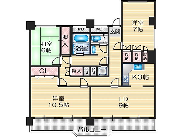 画像2:間取図