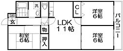 間取図画像 3LDK