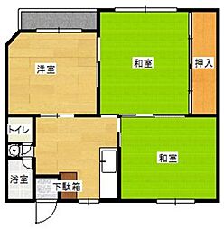メゾンエミ 3DKの間取図画像